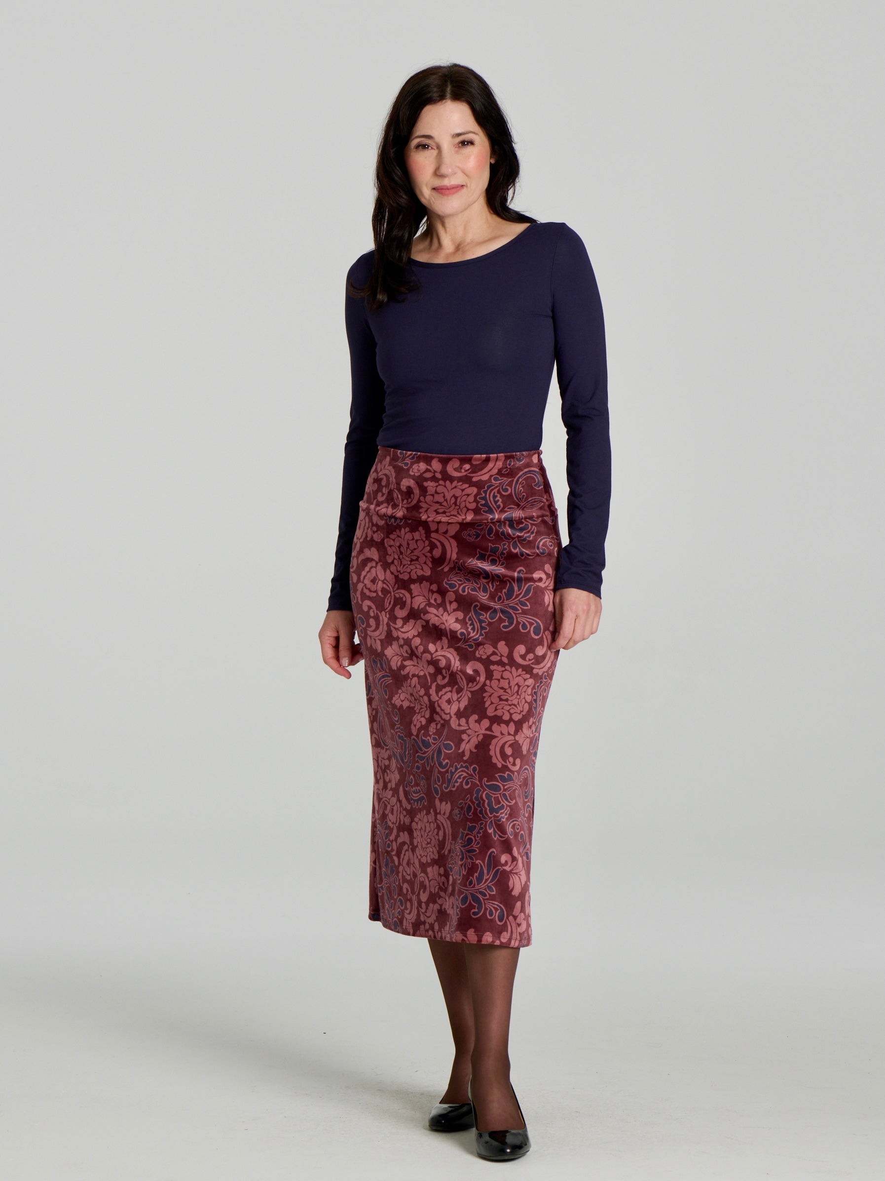 Winslet Skirt / Burgundy