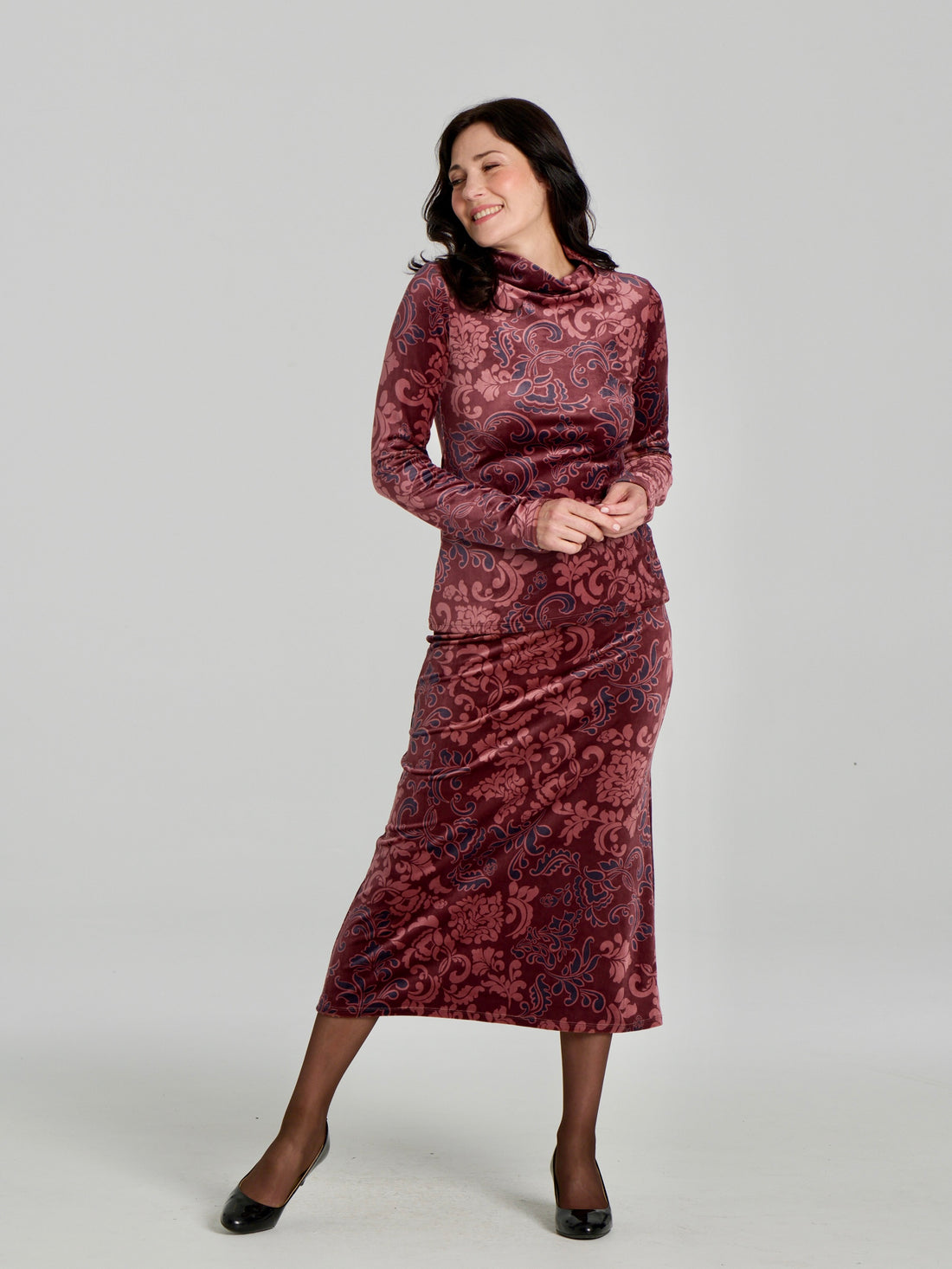 Winslet Skirt / Burgundy