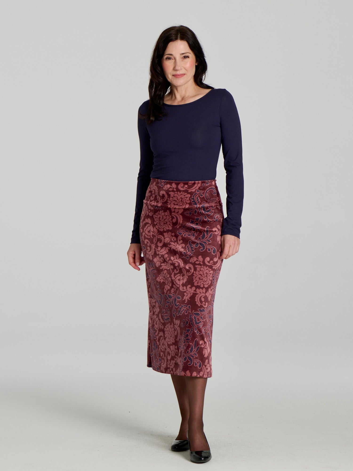 Winslet Skirt / Burgundy