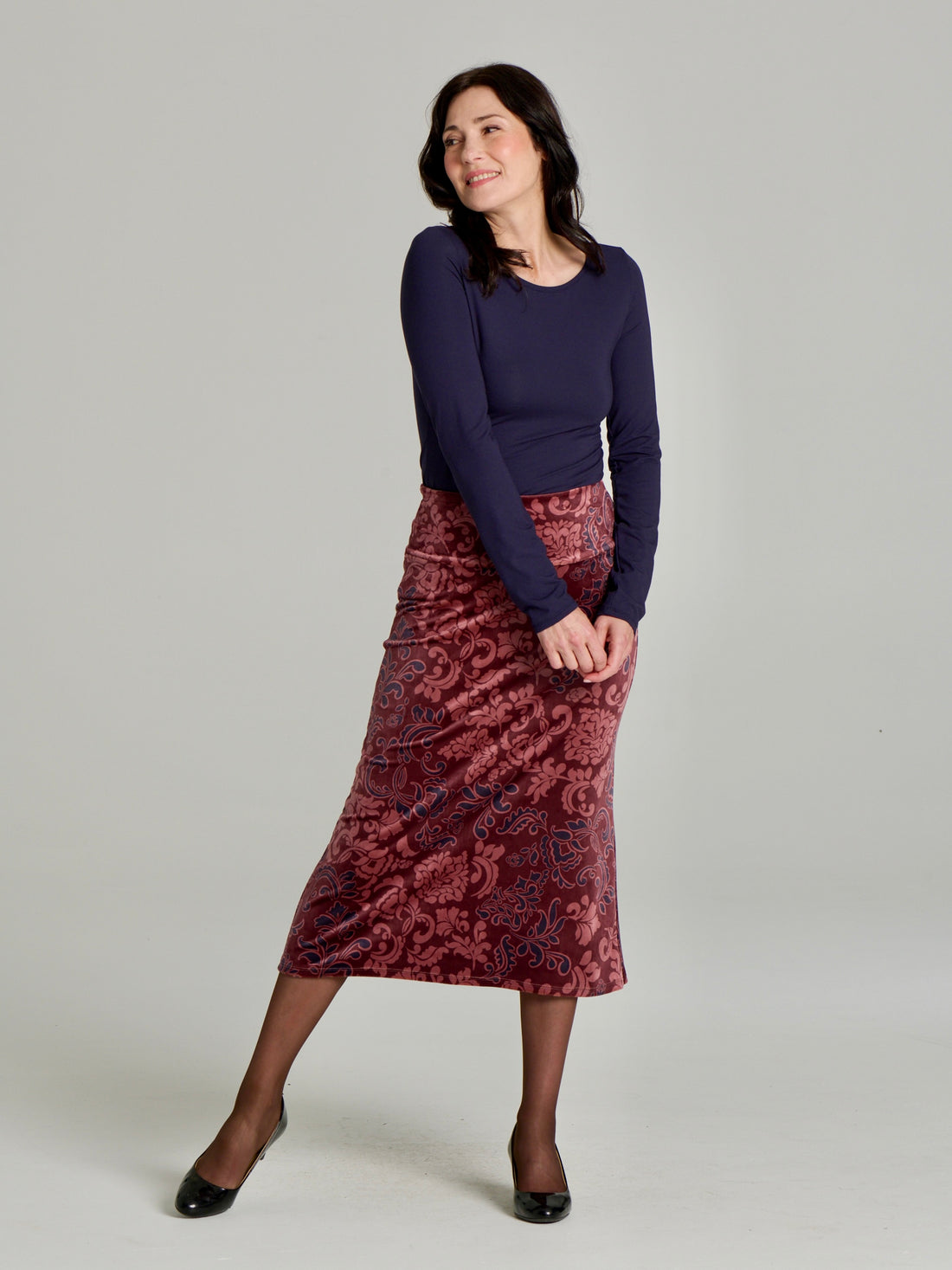 Winslet Skirt / Burgundy