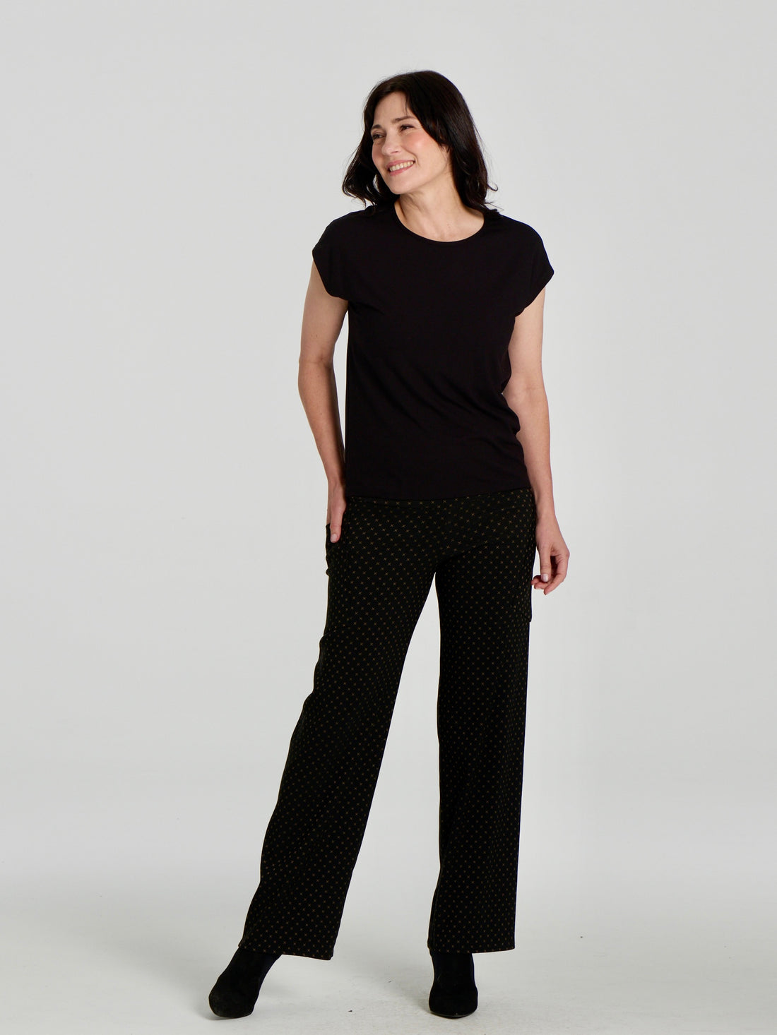 Susan Pants / FW 26.27 / Black and bronze