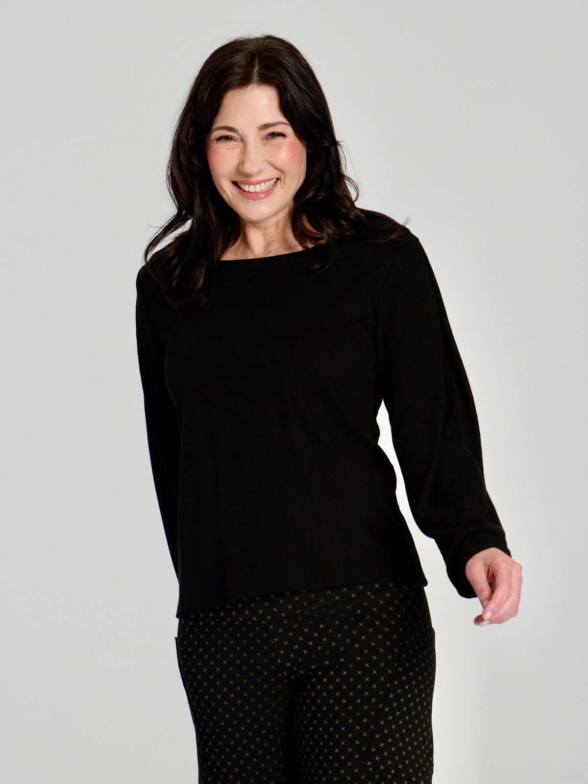 Pantalon Susan / AH 26.27 / Noir et bronze