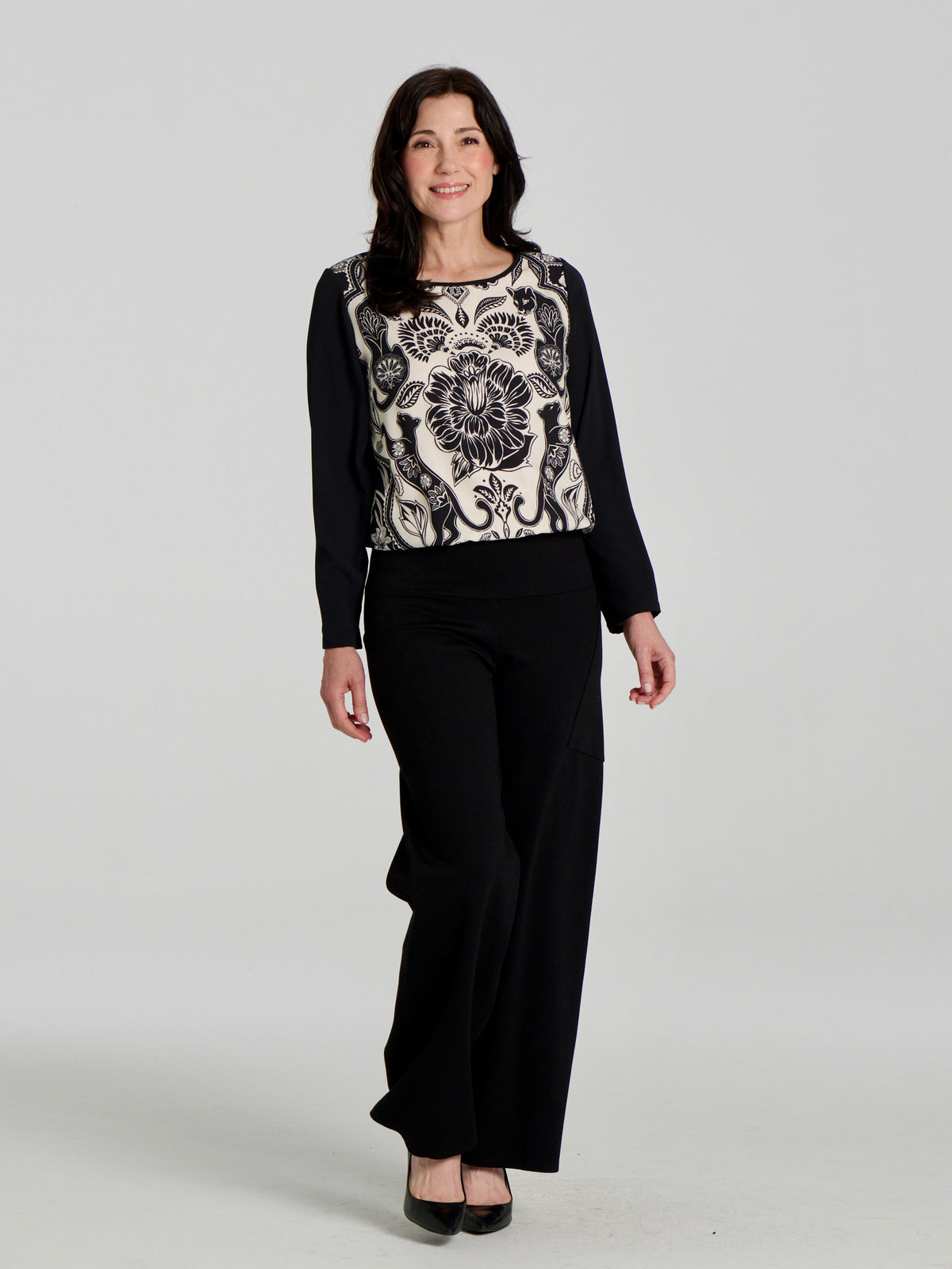 Pantalon Susan / Noir / Classique
