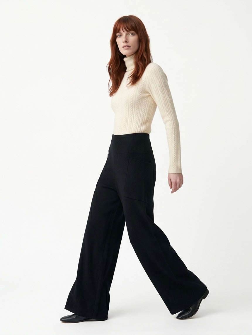 Pantalon Susan / Noir / Classique